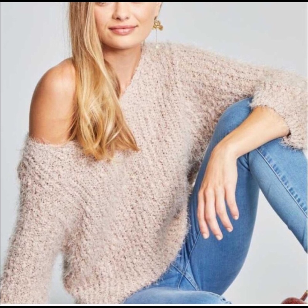 POL alpaca mohair sweater